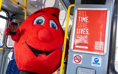 Go-Ahead Ireland teams up with the Irish Blood Transfusion Service to encourage bus passengers to become blood donors