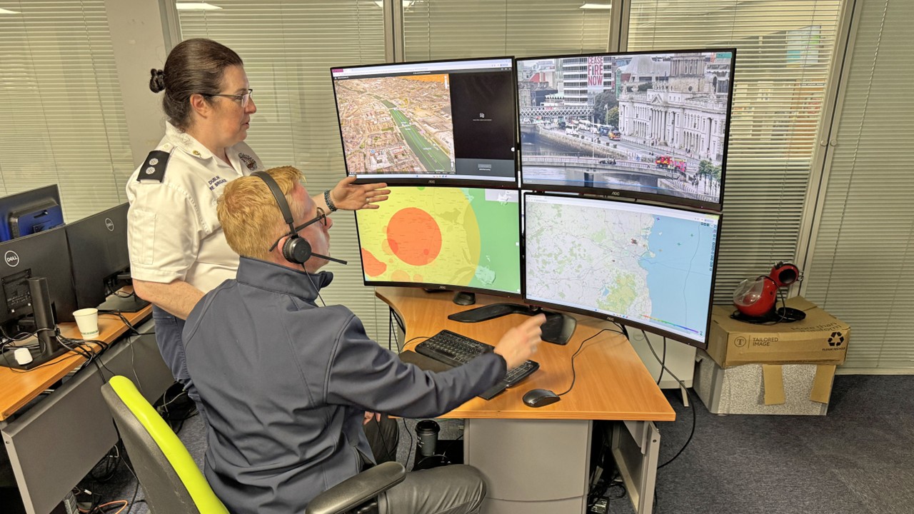 River Liffey rescue exercise showcases how drones can support emergency services