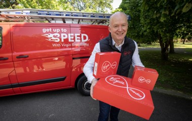 Virgin Media launches 2 Gigabit Full Fibre Broadband to 345,000 homes and businesses in Ireland  